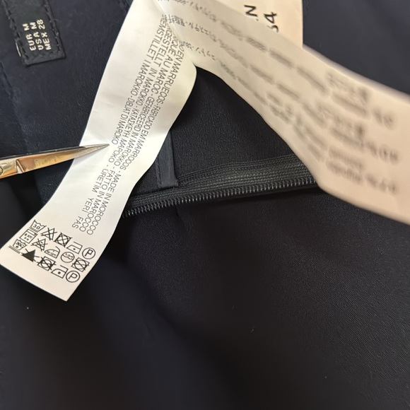 ZARA Basic Black Tie Front Straight Pencil Skirt New NWT Sexy Classic Career M - Picture 13 of 17